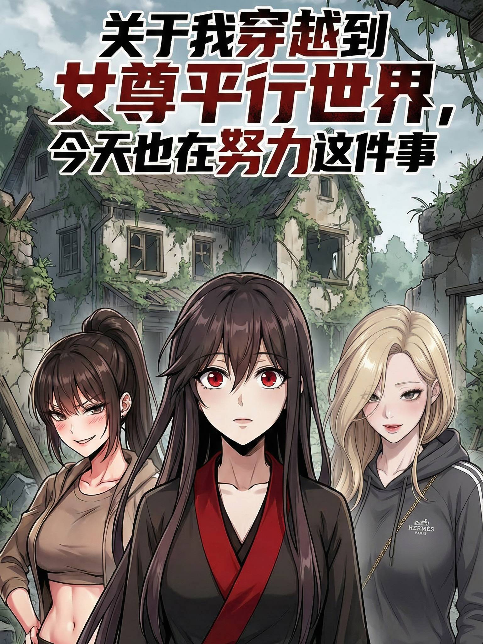 穿越女尊世界的我,今天也要努力生存漫画封面