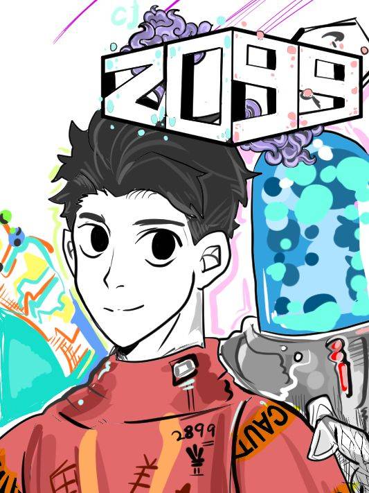 2099旅游指南漫画封面